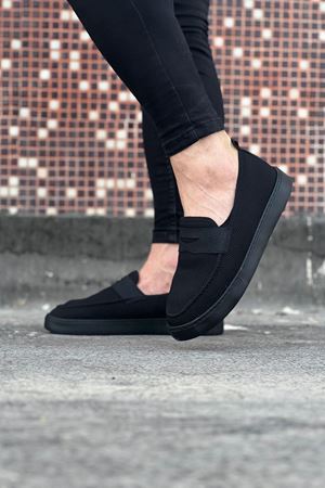 Wagoon WG061 Kömür Triko Babet Erkek Casual Ayakkabı