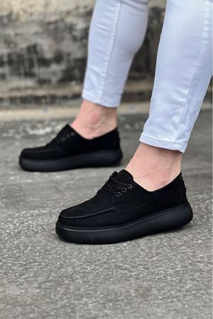 Wagoon WG508 Kömür Süet Ortopedik Taban Erkek Casual Ayakkabı