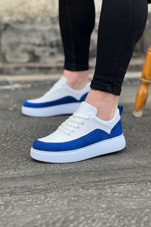 Wagoon WG162 Beyaz Sax Ortopedik Taban Erkek Casual Ayakkabı