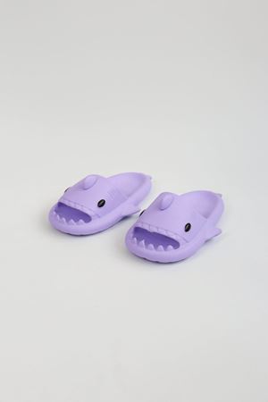 Wagoon  WG500 Köpekbalığı Mor Unisex Tam Ortopedik Terlik Shark Slides