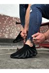 Wagoon WG300 Siyah Triko Sargı Taban Casual Erkek Ayakkabı